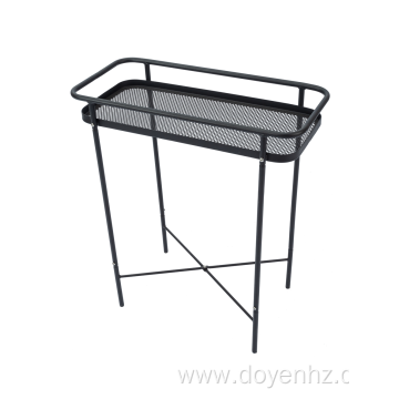 Metal Mesh Plant Stand for Outdoor/Indoor